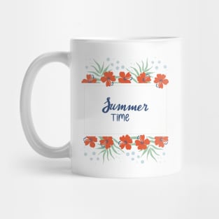 Tropical floral print Mug